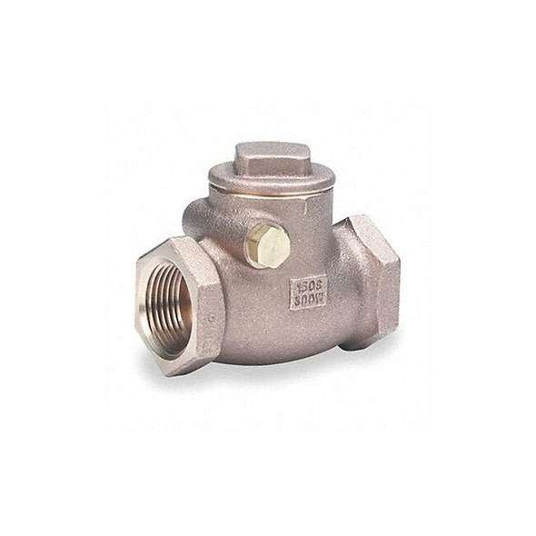 Milwaukee Valve 1/2" FNPT Bronze Swing Check Valve 510T 1/2