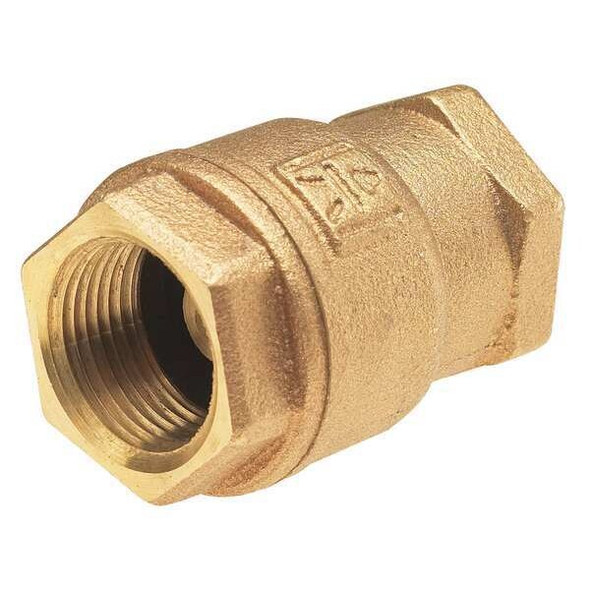 Milwaukee Valve 1-1/2" Threaded Low Lead Bronze Spring Check Valve UP548T 1 1/2