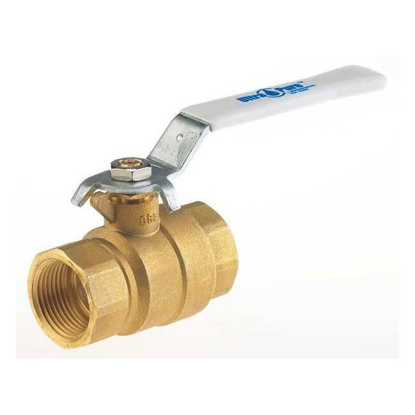 Milwaukee Valve Manual 2-Way Ball Valve,NPT,Brass UPBA475B 2