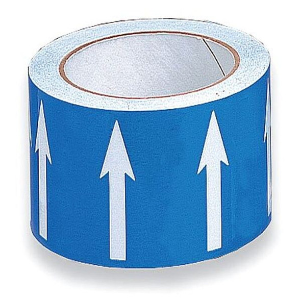 Harris Industries Arrow Tape,Blue,4in W,54ft Roll L DA-3WB Harris Industries Arrow Tape,Blue,4in W,54ft Roll L DA-3WB