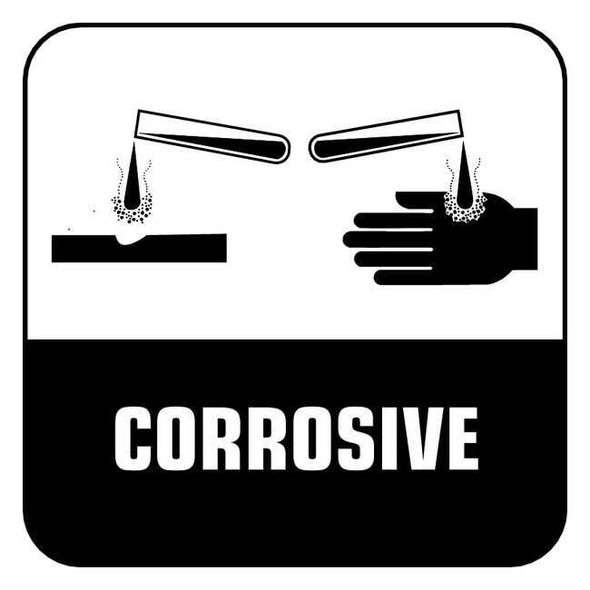 Harris Industries Label,7/8 In. H,7/8 In. W,PK500, LB132327 LB132327