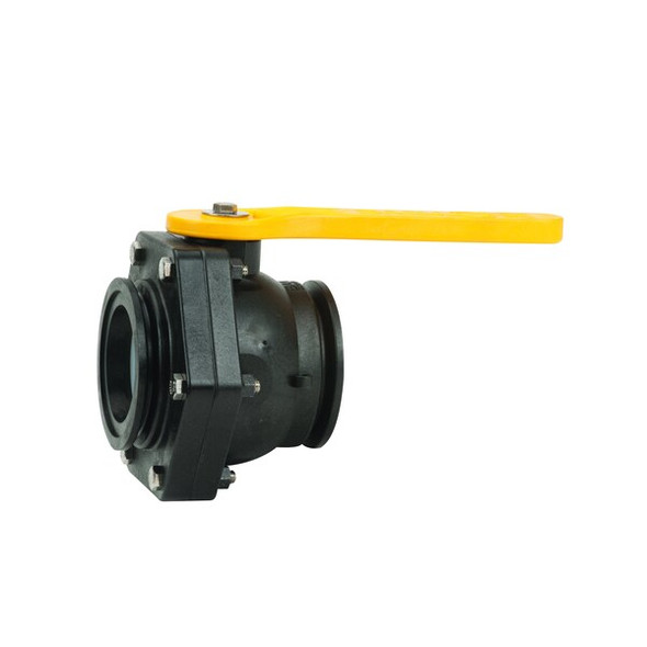 Banjo Manual 2-Way Ball Valve,Flange,Polypro MVS300CFFP Banjo Manual 2-Way Ball Valve,Flange,Polypro MVS300CFFP