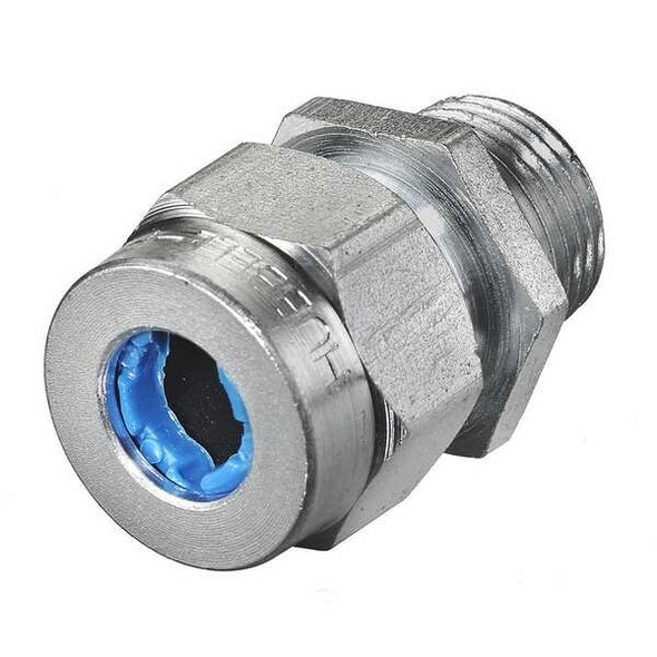Hubbell Wiring Device-Kellems Liquid Tight Connector,3/8 in.,Blue SHC1012ZP