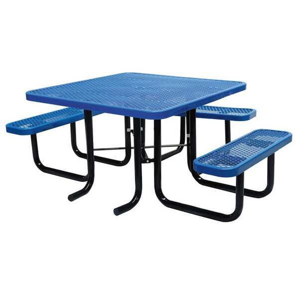 Manufacturer Varies ADA Picnic Table,80 in L,Blue 4HUR3 Manufacturer Varies ADA Picnic Table,80 in L,Blue 4HUR3
