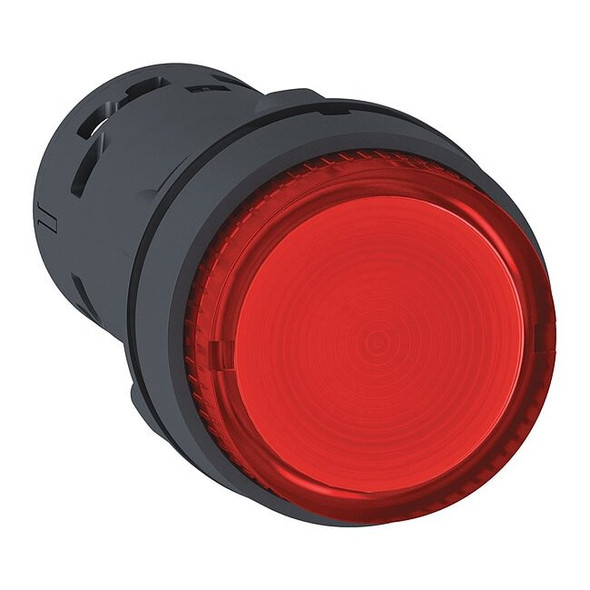 Schneider Electric Push-button, 22 mm, Red XB7NW34B1