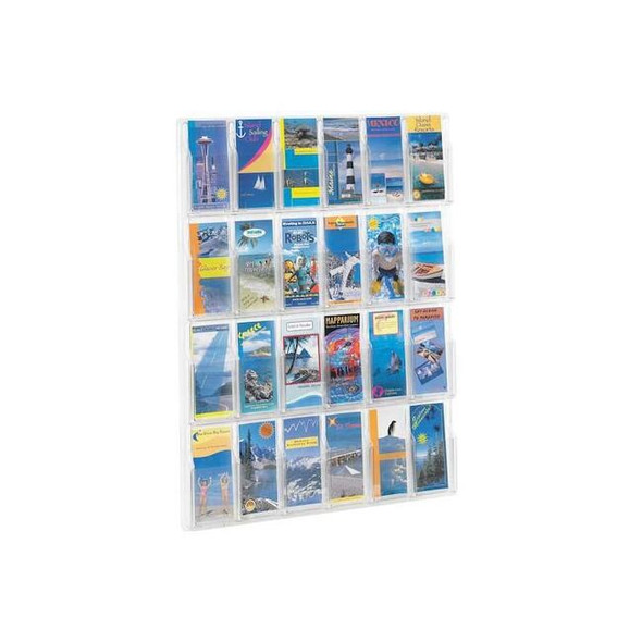 Safco Pamphlet Display,Clear 5601CL
