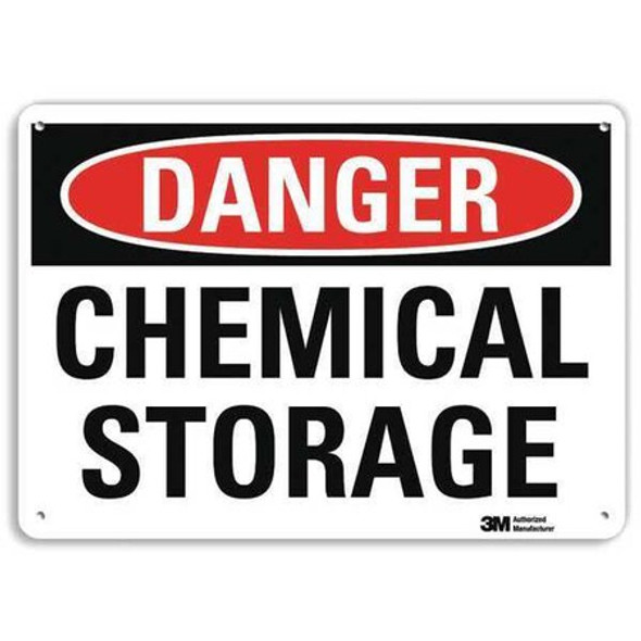 Lyle Danger Sign,10 in x 14 in,Aluminum U3-1163-RA_14X10