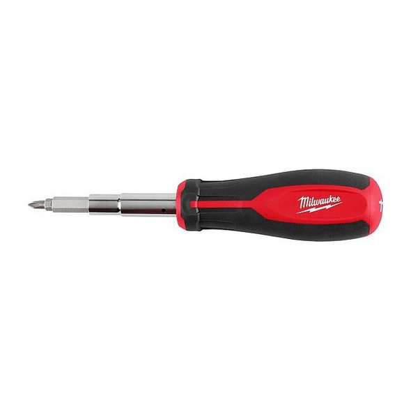 Milwaukee Tool Multi-Bit Screwdriver,8 in L 48-22-2914