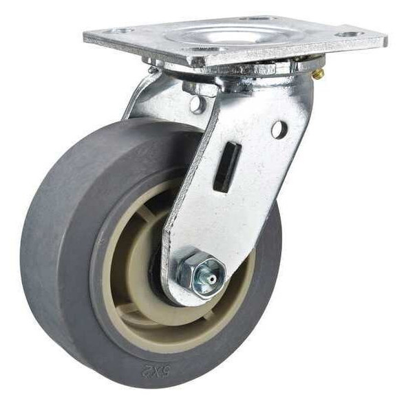 Manufacturer Varies Swivel Plate Caster,Delrin,Steel P21S-PRP040R-14