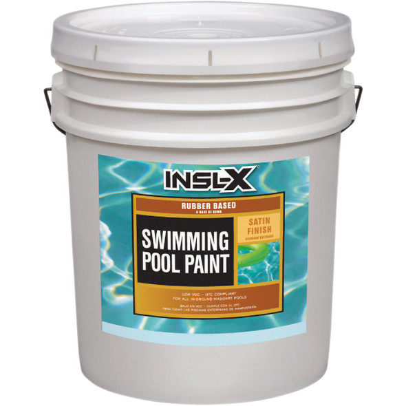 Insl-X 5 Gal. Ocean Blue Satin Rubber Based Pool Paint RP2723099-05