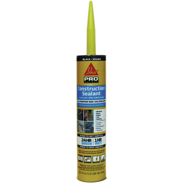 SikaFlex 10.1 Oz. Pro Select Black Construction Polyurethane Sealant 812412