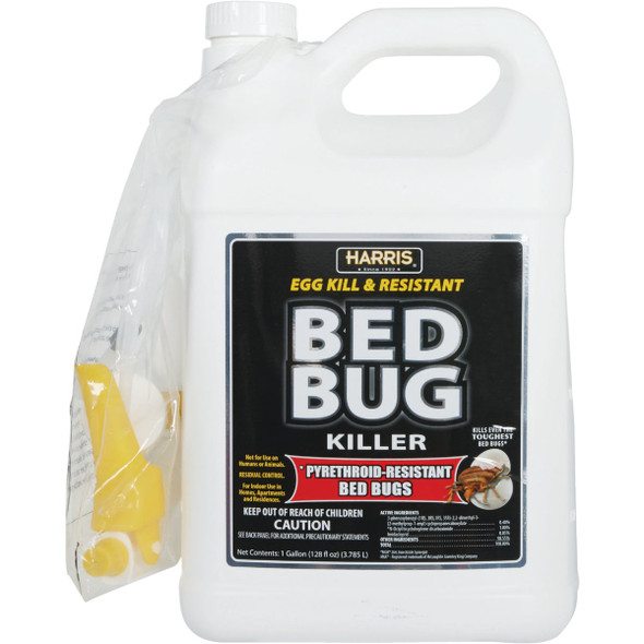 Harris 1 Gal. Ready To Use Egg Kill & Pyrethroid Resistant Bedbug Killer Harris 1 Gal. Ready To Use Egg Kill & Pyrethroid Resistant Bedbug Killer