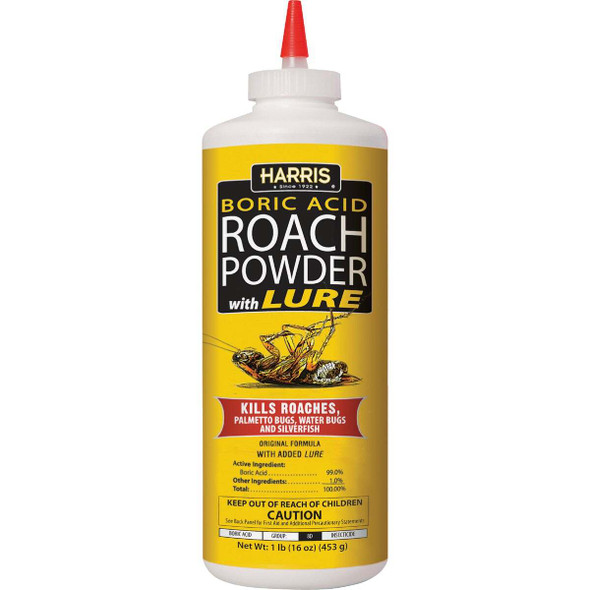 Harris 16 Oz. Ready To Use Powder Boric Acid Roach Killer HRP-16