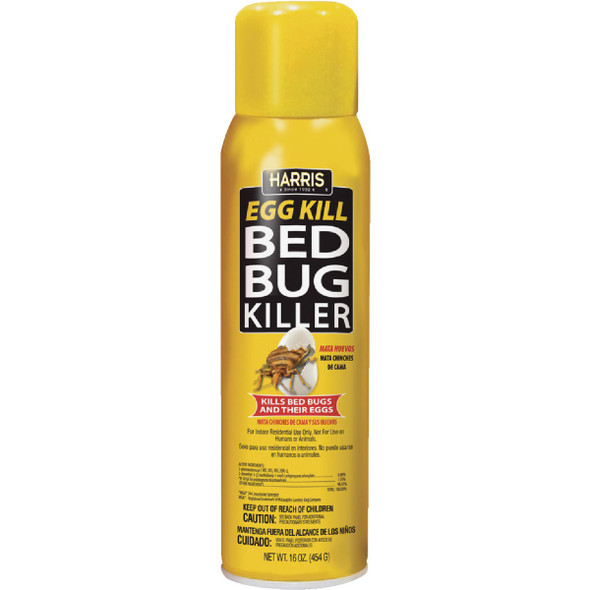 Harris 16 Oz. Aerosol Spray Egg Kill Bedbug Killer EGG-16 Harris 16 Oz. Aerosol Spray Egg Kill Bedbug Killer EGG-16