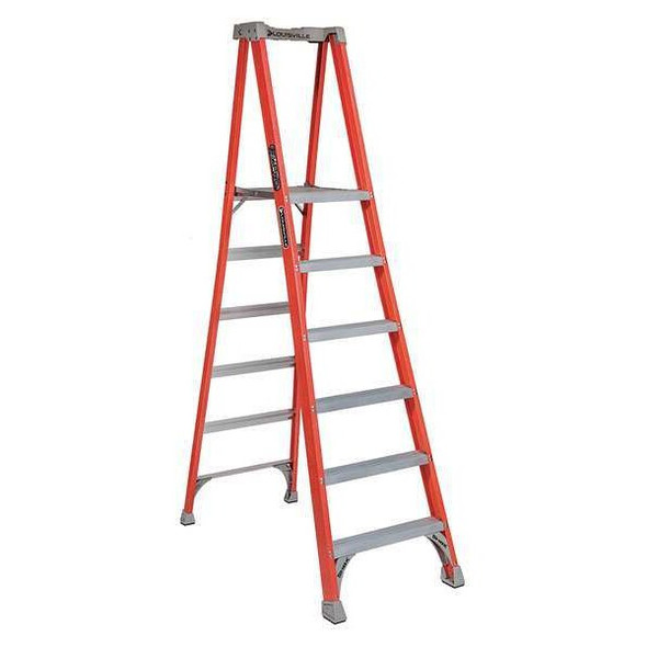Louisville Platform Stepladder,5 ft. 8",FGL,300 lb. FXP1706
