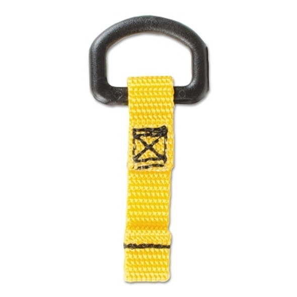 D-ring Attachment, 1500005, 0.5 in W x 2.25 in L, Webbed Nylon, Non -Conductive, Yellow, 10 Pack D-ring Attachment, 1500005, 0.5 in W x 2.25 in L, Webbed Nylon, Non -Conductive, Yellow, 10 Pack