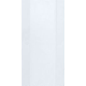 Global Industrial Gusseted Poly Bags 15""W x 9""D x 24""H 3 Mil Clear Pack of 25