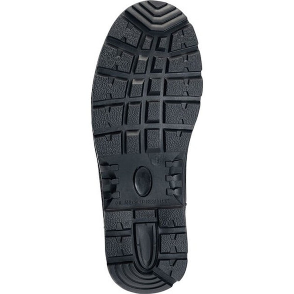 Women's 6-Inch Work Boot, 8 1-2 W, Steel Toe, 6 in H, Black, A8124