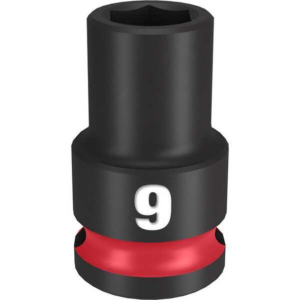 9mm SHOCKWAVE Impact Duty 3/8 in. Drive Standard 6 Point Impact Socket