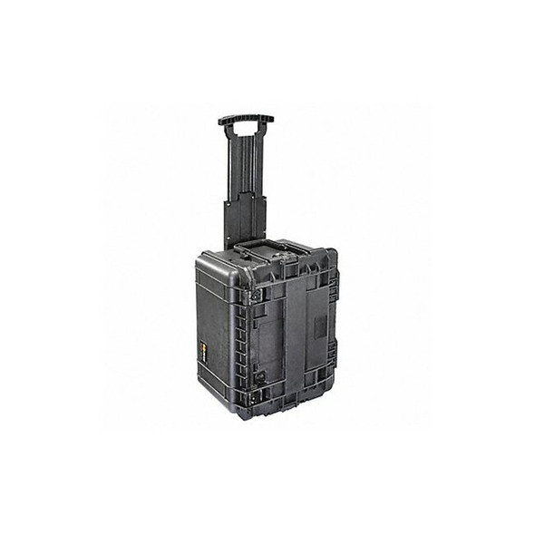 Rolling Tool Box, 6-Drawers, Plastic, Black, 25 in W x 16 in D x 19 in H