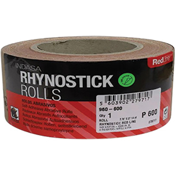 Indasa 2.75" Rhynostick RedLine PSA Sanding Rolls, 960 Series 960-60
