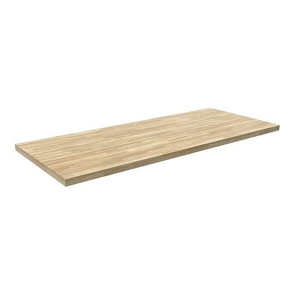 Tennsco Workbench Top,Butcher Block,72x30,Radius 800XE8
