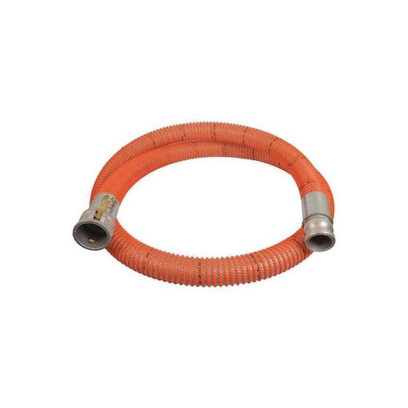 Continental 6" ID x 20 ft PVC Water Suction Hose Clear/OR WST600-20CE-G