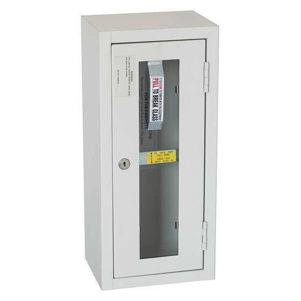 Fire Extinguisher Cabinet, Surface Mount, 17 15/16 in Height, 5 lb