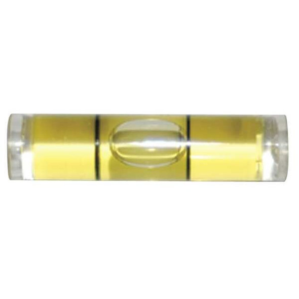 Johnson Level & Tool Level Vial,Acrylic,1.246 In L,PK25 SM904