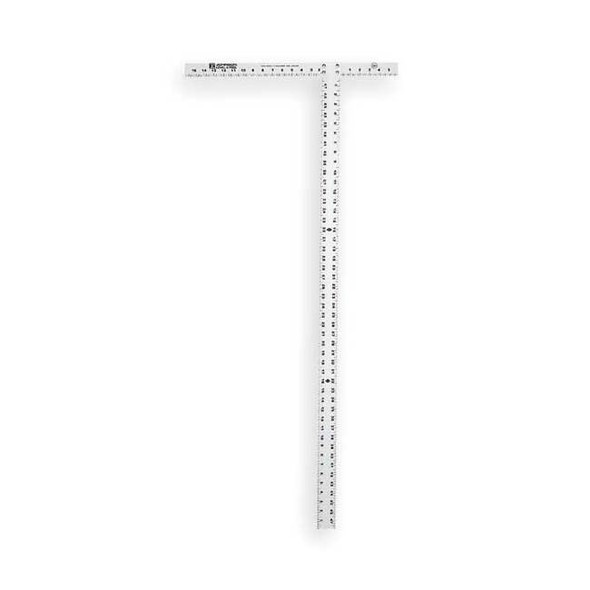 Johnson Level & Tool Drywall T Square,Fixed,47 7/8 In,Alum JTS481
