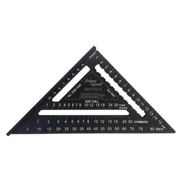 Johnson Level & Tool Rafter Square,Aluminum,18cm 1956-1800