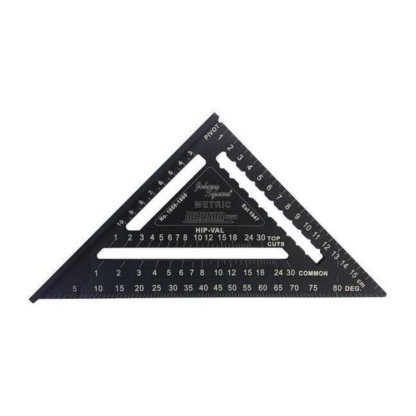 Johnson Level & Tool Rafter Square,Aluminum,18cm 1956-1800