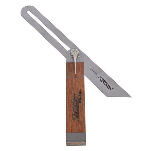 Johnson Level & Tool Sliding T-Bevel,Bamboo,SS,10 in 1926-1000
