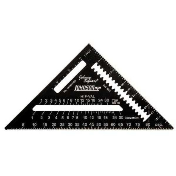 Johnson Level & Tool Rafter Square,Aluminum,7 In 1904-0700