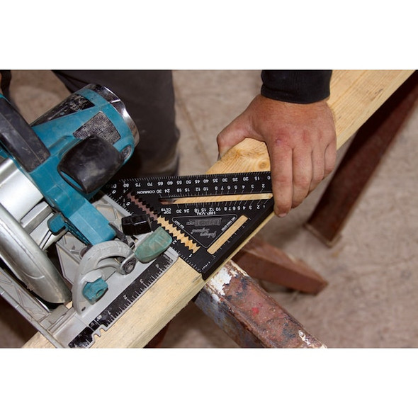 Johnson Level & Tool Rafter Square,Aluminum,7 In 1904-0700