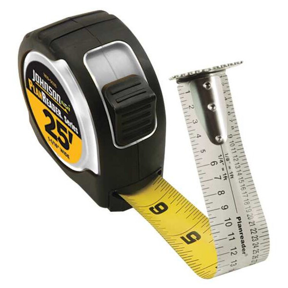 Johnson Level & Tool 16 ft Tape Measure, 1 in Blade 1819-0016
