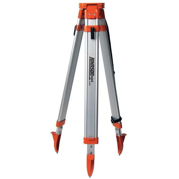 Johnson Level & Tool Tripod,5/8-11,48 to 60 In L,Aluminum 40-6335