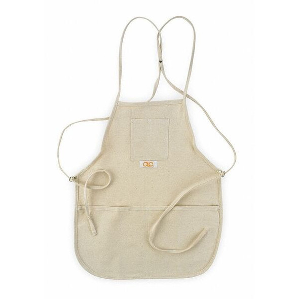 Clc Work Gear Tool Apron, Tool Apron, White, Canvas, 4 Pockets C11
