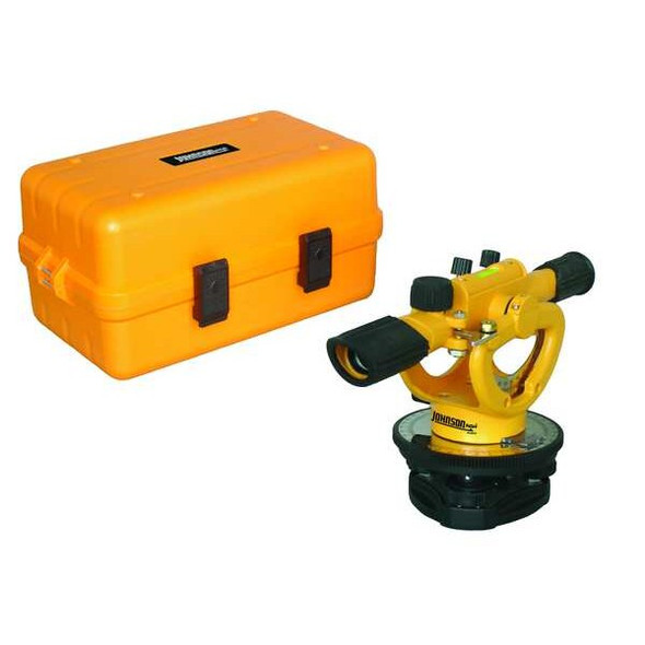 Johnson Level & Tool 22X Builders Transit Level,Range 200 Ft 40-6910