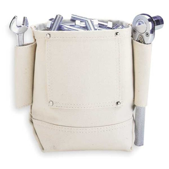 Clc Work Gear Tool Pouch, Tool Pouch, White, Canvas, 1 Pockets 914