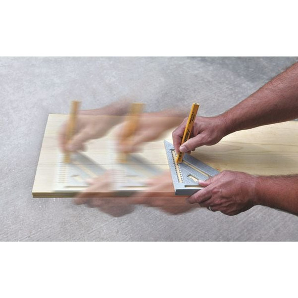 Johnson Level & Tool Rafter Angle Square,12 In,Aluminum RAS120