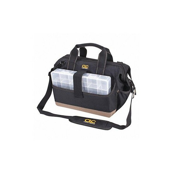 Clc Work Gear Tool Bag, Black, Polyester, 23 Pockets 1139