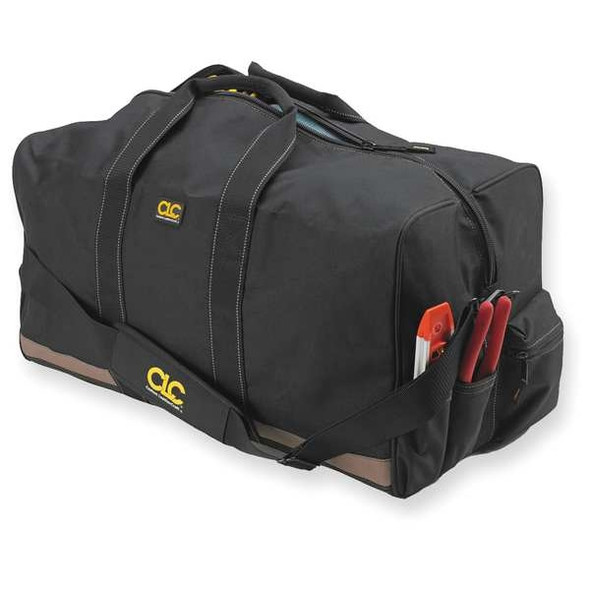 Clc Work Gear Tool Bag, Black, Polyester, 7 Pockets 1111