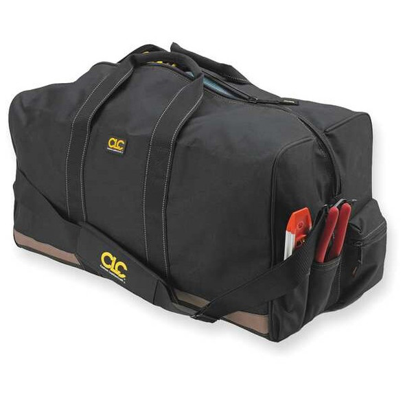 Clc Work Gear Tool Bag, Black, Polyester, 7 Pockets 1111