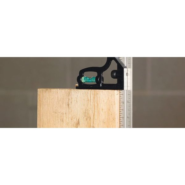 Johnson Level & Tool Combination Square,6 In,Zinc 406EM