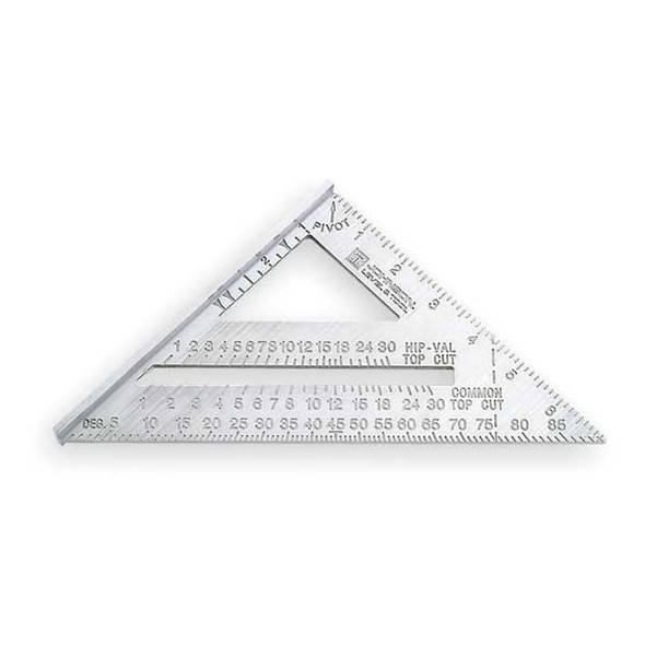 Johnson Level & Tool Rafter Angle Square,7 In,Aluminum RAS-1B