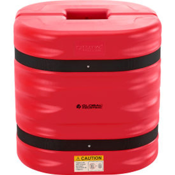 Global Industrial Column Protector 6"" Opening 24"" High Red Global Industrial Column Protector 6"" Opening 24"" High Red