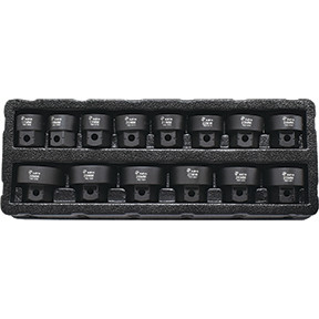 14pc 1/2" Drive 17-30mm Low Profile Nano Impact Socket Set - No Skips 78214
