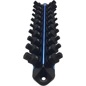 20pc 3/8" Drive with Outside Hex Nano Impact Torx, Metric Hex & Triple Square Bit Socket Set 78320