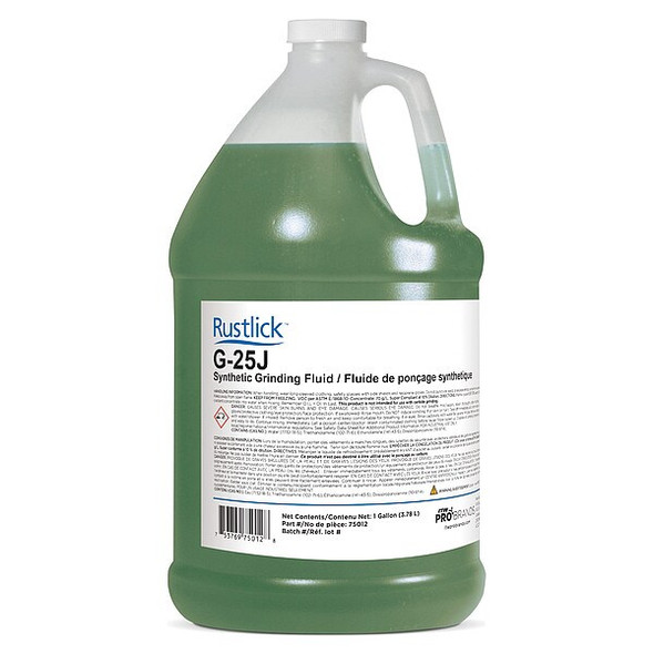 Rustlick Grinding Fluid,Pail,Dark Green,1 gal. 75012